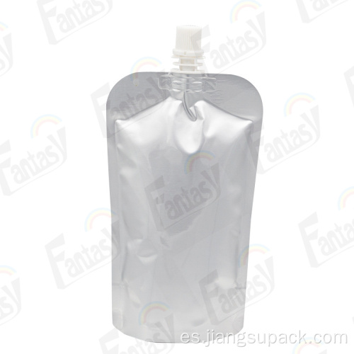 Bolsa de boquilla de succión de lámina de aluminio para bebidas